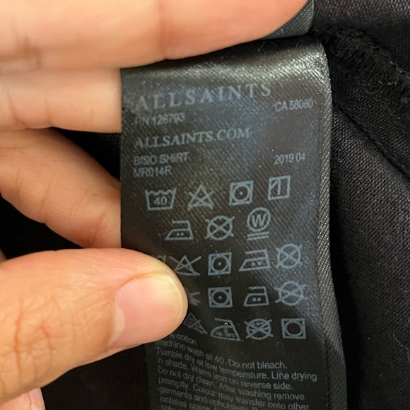 ▪️ALLSAINTS▪️’BISO’ JEAN SHIRT - Picture 8 of 8